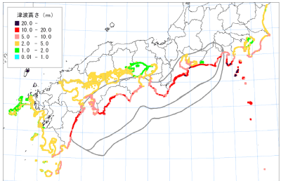 液状化可能性（陸側ケース）