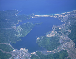 久美浜港空撮写真