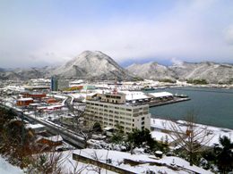 建部山も冬の装い
