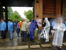 ゴール地点の舞鶴公園（田辺城跡）