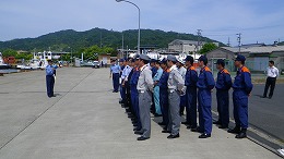 訓練開始前挨拶